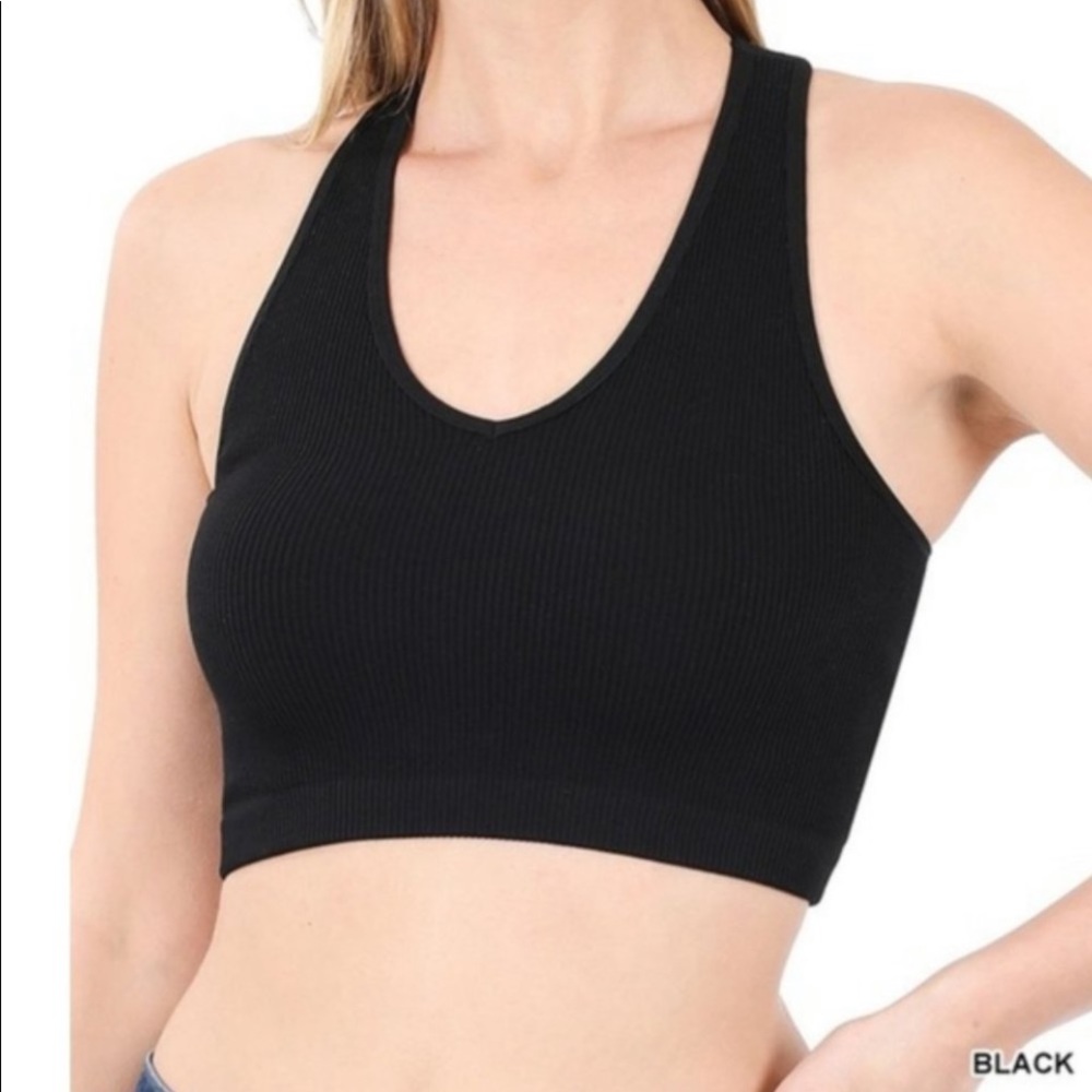 ZENANA🤎New Crop Top- throw on and go
